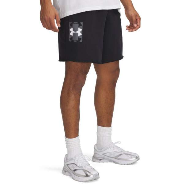 UA Rival TerryLogo8inShort-BLK - Bild 1