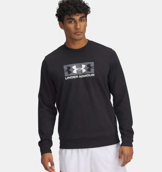 UA Rival Terry Logo Crew Q2-BL - Bild 1