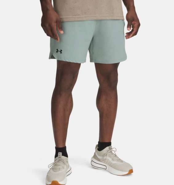 UA Vanish Woven 6in Shorts-GRN - Bild 1