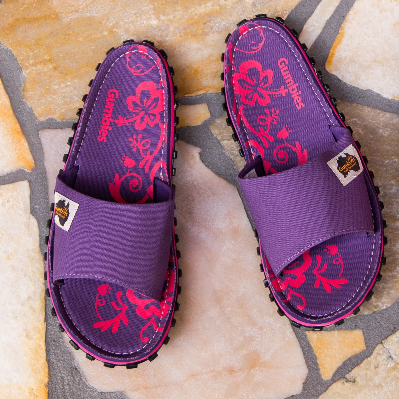 GUMBIES Purple Hibiscus