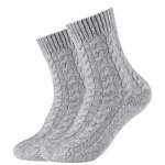 Women cosy cable stitch Socks 1p