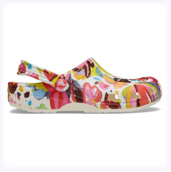 Classic Painted Floral Clog - Bild 1