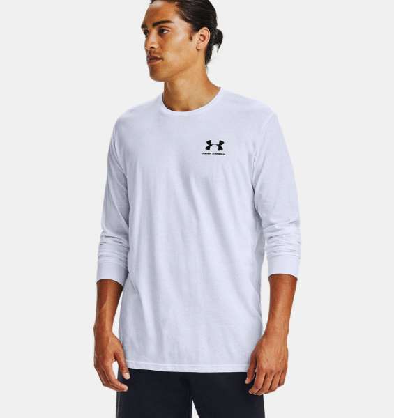 UA SPORTSTYLE LEFT CHEST LS-WH - Bild 1
